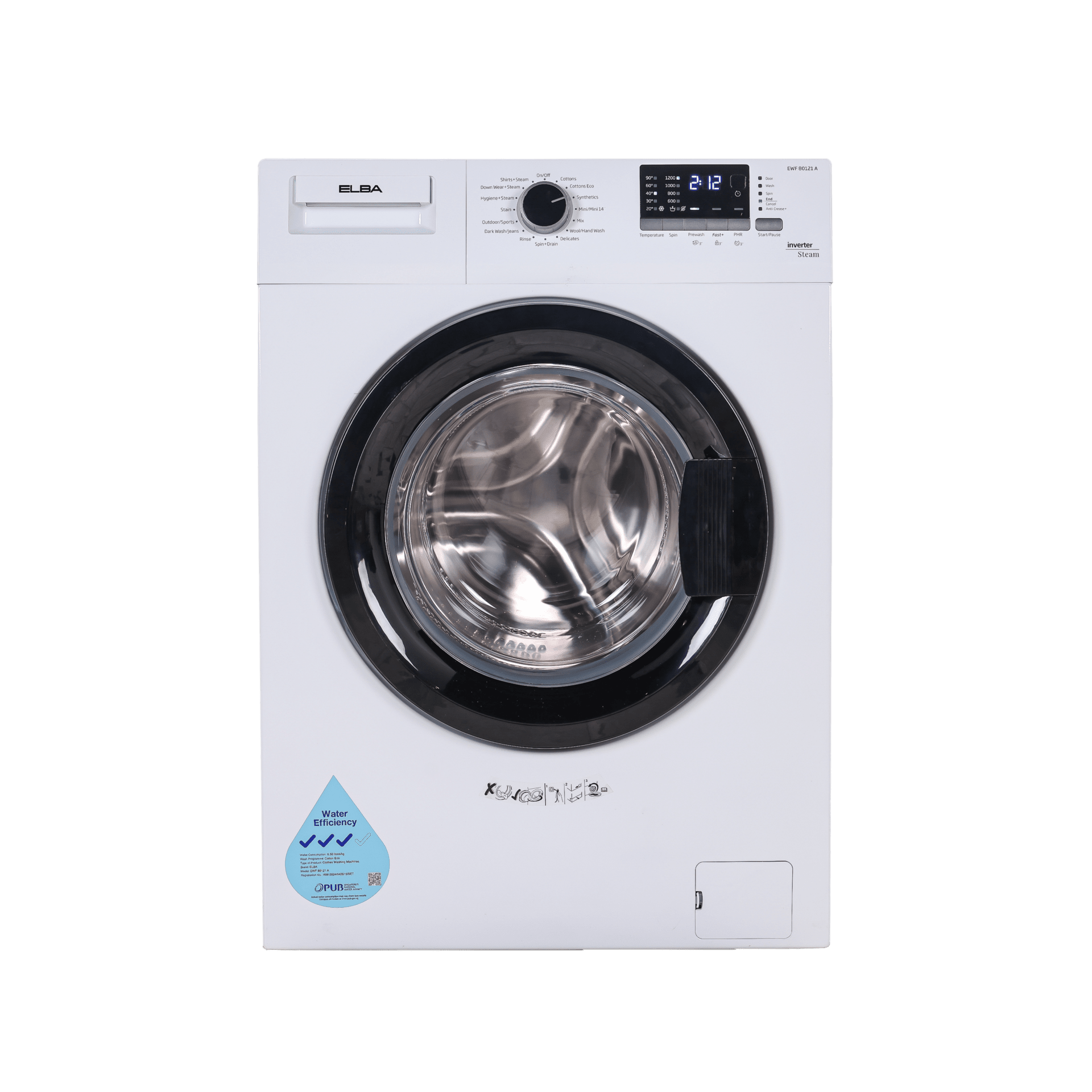 8kg Front Load Washing Machine – EWF 80121 A