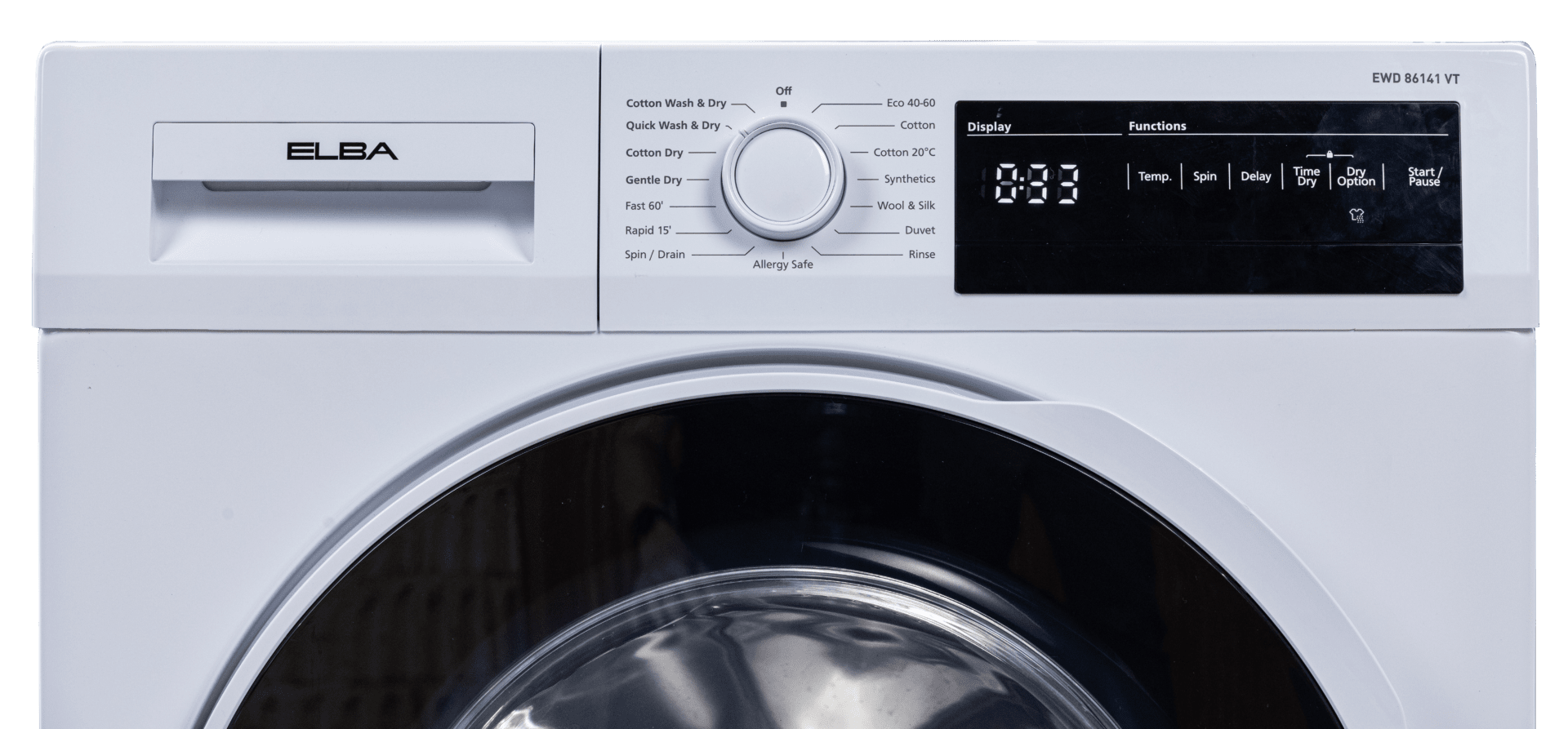 Washer cum Dryer - EWD 86141 VT | ELBA - SINGAPORE